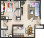 Floorplan graphic